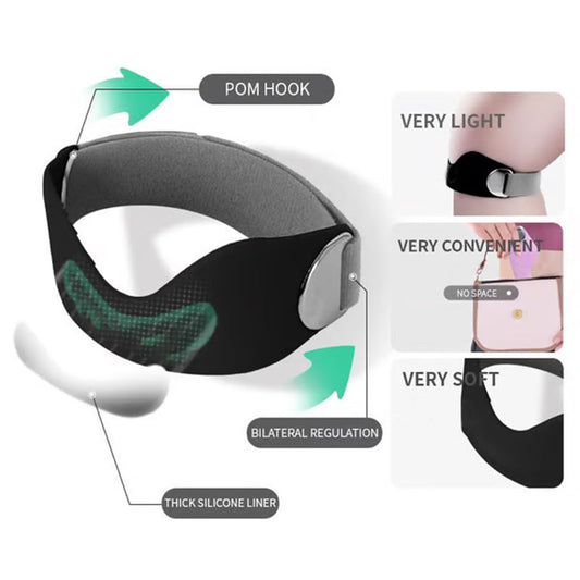Silikonski trak za koleno na pogačici za lajšanje bolečin v kolenu