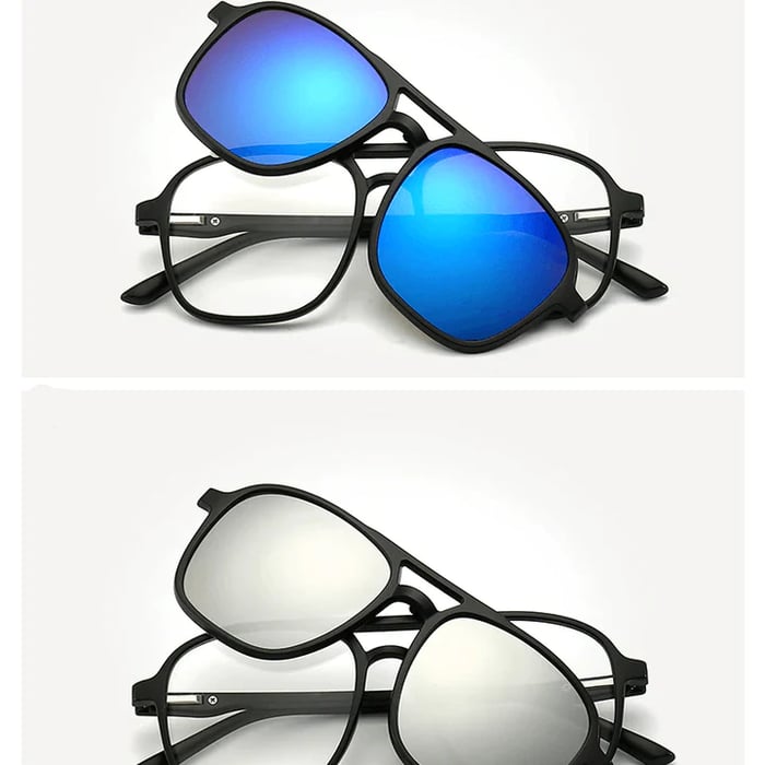 🕶Okulary przeciwsłoneczne 6 w 1 z wymiennymi soczewkami☀️