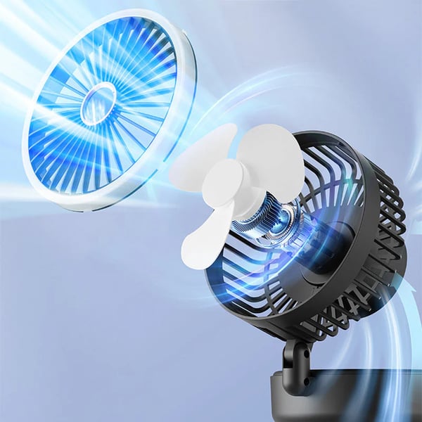 🔥Hot Sale🔥 4-in-1 Portable Folding Fan with Light