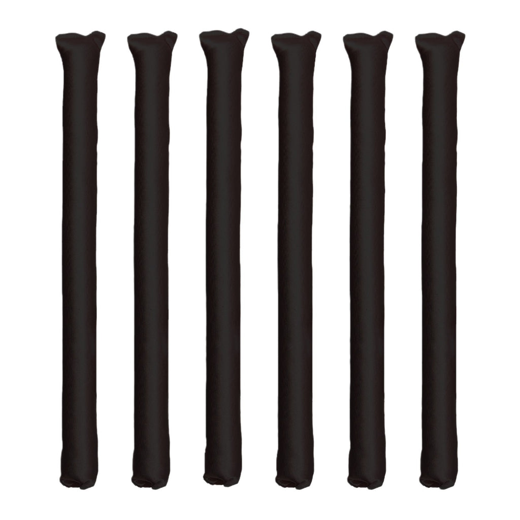Kitsch Rosewood Satin Heatless Curling Rods - Miękkie i delikatne lokówki do włosów (6 szt.)