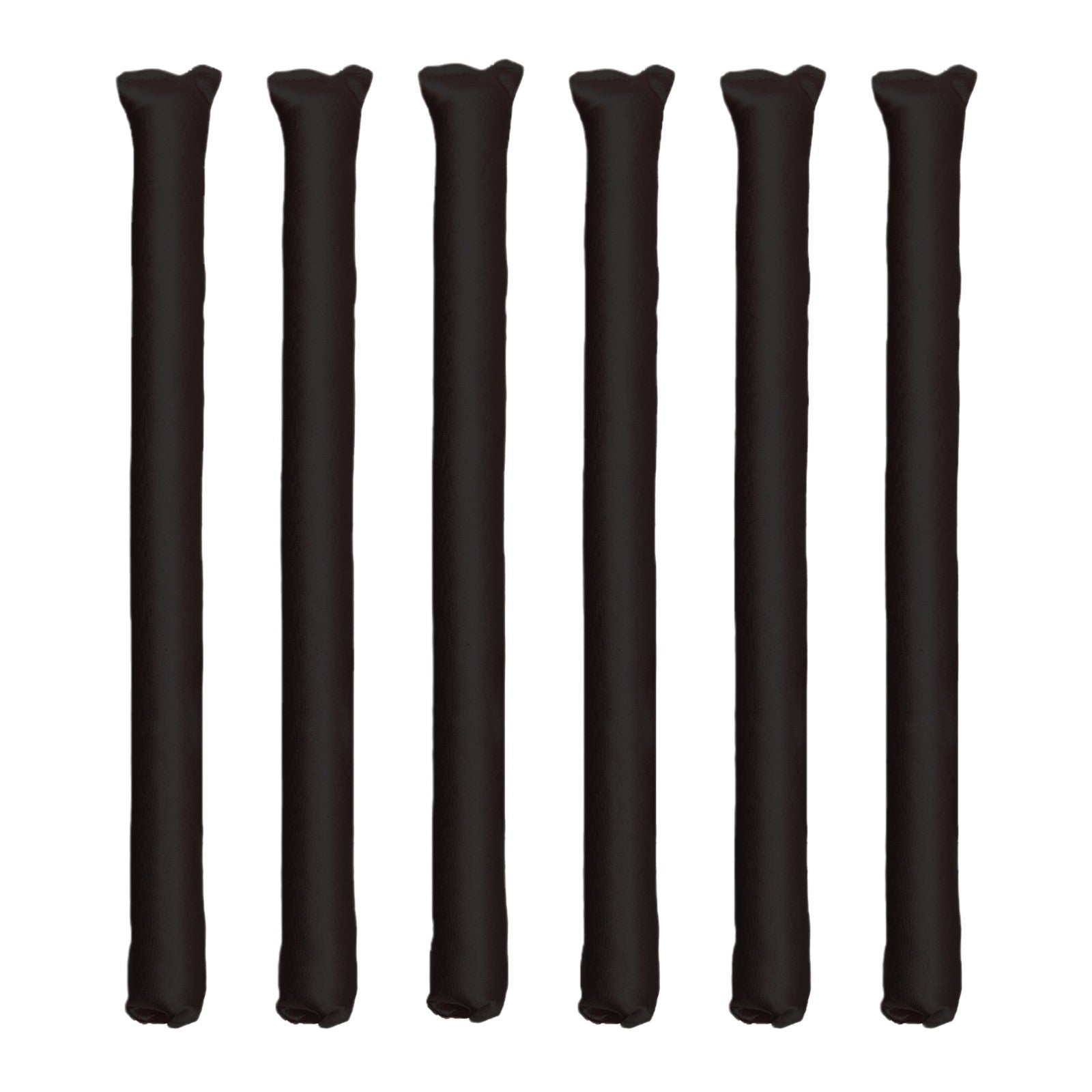 Kitsch Rosewood Satin Heatless Curling Rods - Miękkie i delikatne lokówki do włosów (6 szt.)