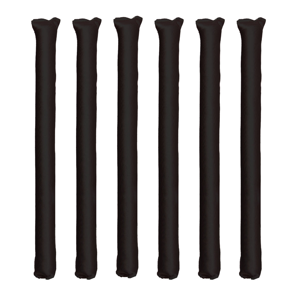 Kitsch Rosewood Satin Heatless Curling Rods - Miękkie i delikatne lokówki do włosów (6 szt.)