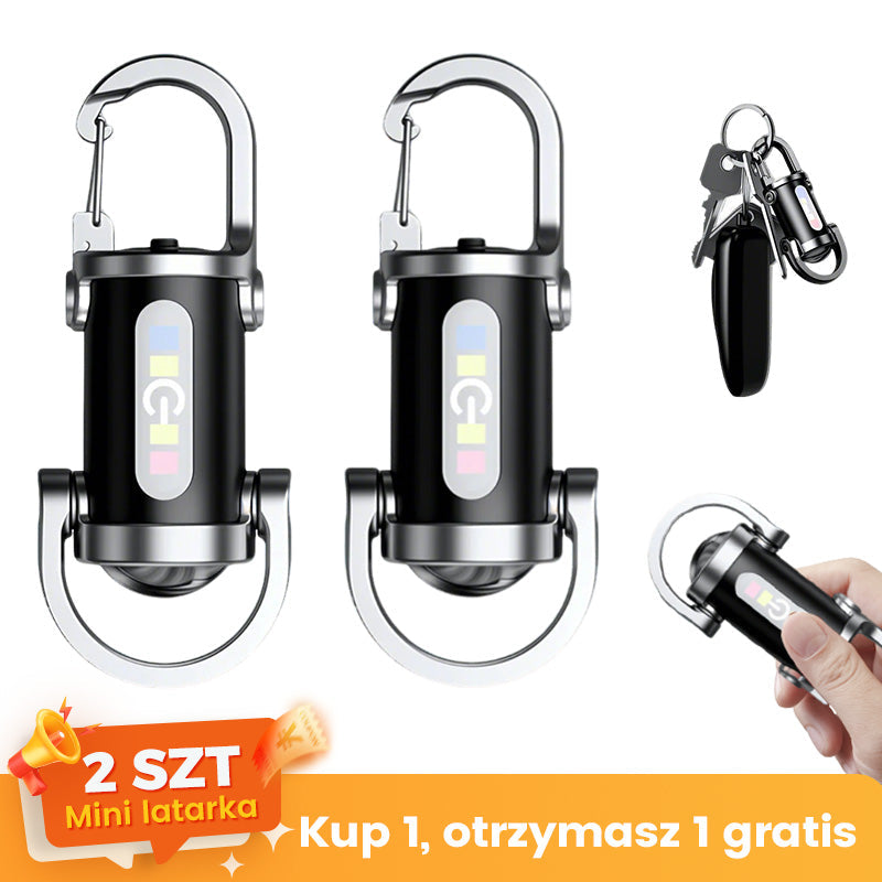 🔦【✨Kup 1 otrzymaj 1 gratis】Ultrajasna mini latarka z ładowaniem USB do telefonów komórkowych