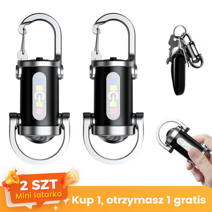 🔦【✨Kup 1 otrzymaj 1 gratis】Ultrajasna mini latarka z ładowaniem USB do telefonów komórkowych
