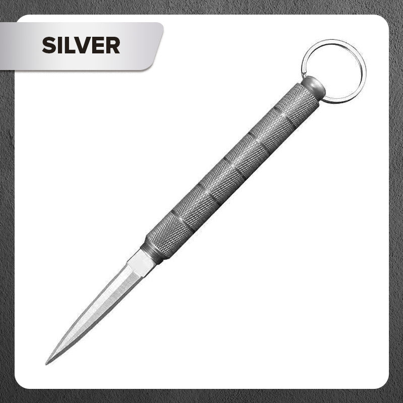 💥Profesionalna raven 🔥Odstranljiv prenosni žepni nož z obeskom za ključe