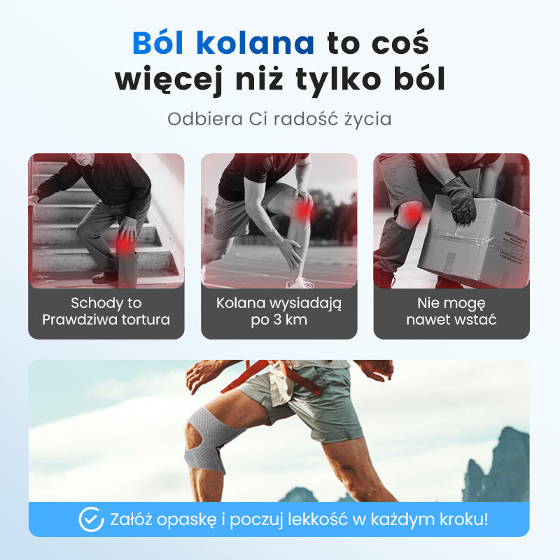 🦵Regulowane ochraniacze kolan 【 Podwójne ochraniacze kolan!】