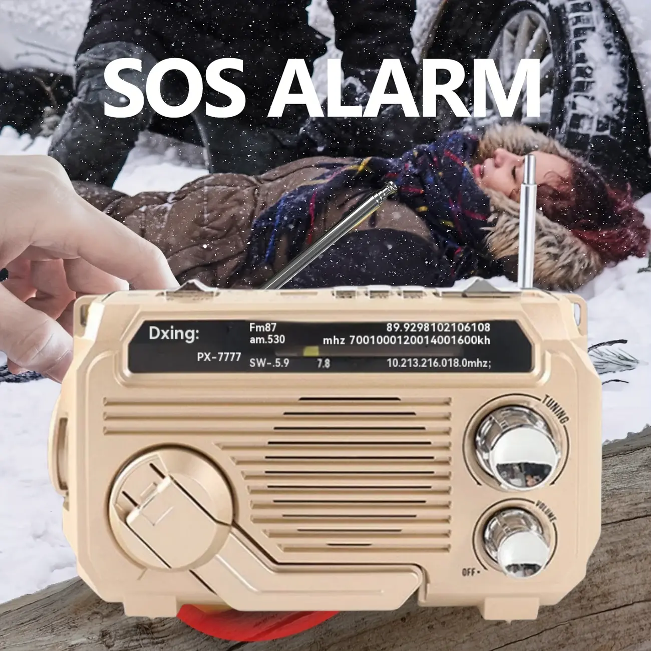 🏕️Przenośna, wielofunkcyjna latarka ręczna AM zasilana energią słoneczną