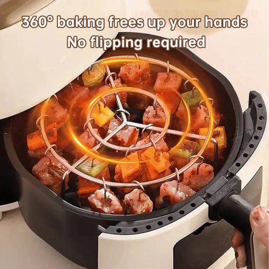 🥩Frytkownica powietrzna Grill barbecue Pionowy grill do kebabu + bezpłatne rękawice odporne na wysoką temperaturę🍤