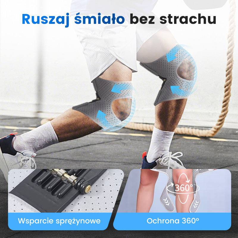 🦵Regulowane ochraniacze kolan 【 Podwójne ochraniacze kolan!】
