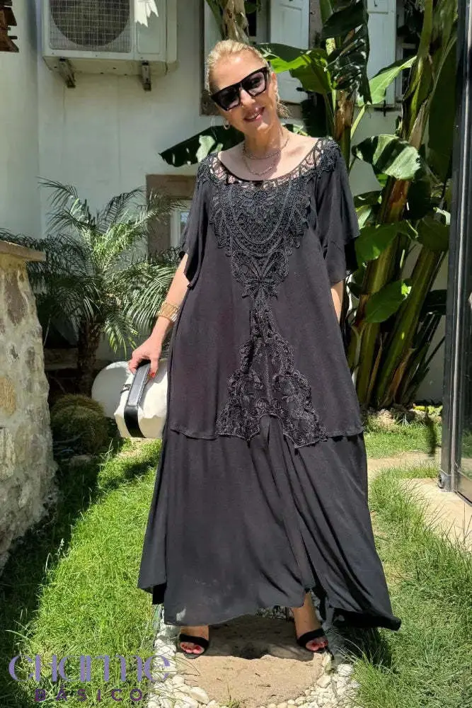 🔥❤️【S-5XL】nowa sukienka, duży rozmiar, wygodna i luźna🔥Doskonała jakość👌Idealne dopasowanie do każdego typu sylwetki👌