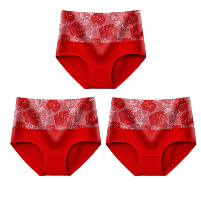 🩲🔥🔥【Kup 4, otrzymaj 4 gratis】Majtki z wysokim stanem, modelujące brzuch i chroniące przed przeciekaniem