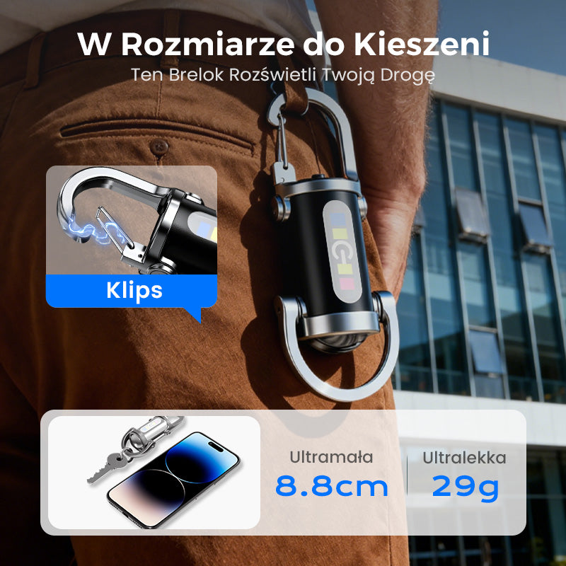 🔦【✨Kup 1 otrzymaj 1 gratis】Ultrajasna mini latarka z ładowaniem USB do telefonów komórkowych