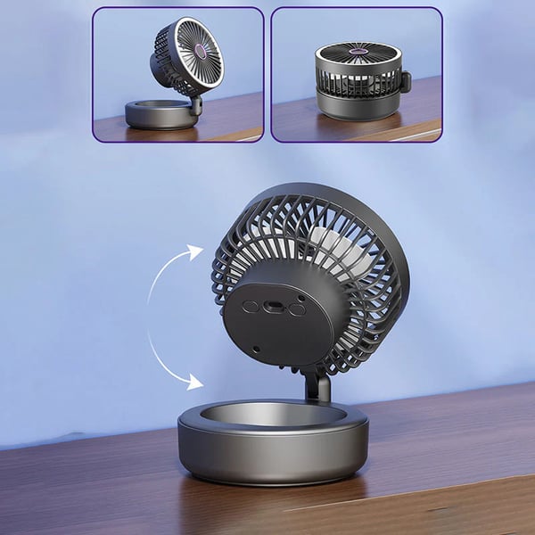 🔥Hot Sale🔥 4-in-1 Portable Folding Fan with Light