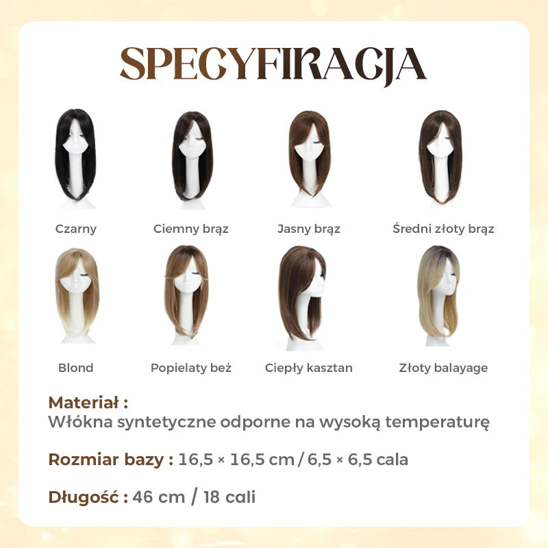 🎁Vključeno: 📿Brezplačna ogrlica z vrtnicami❄️Vrhunski lasni dodatek s frufrujem za ženske z redkimi lasmi