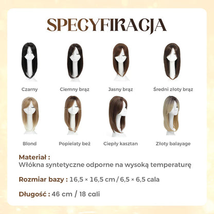 🎁Vključeno: 📿Brezplačna ogrlica z vrtnicami❄️Vrhunski lasni dodatek s frufrujem za ženske z redkimi lasmi