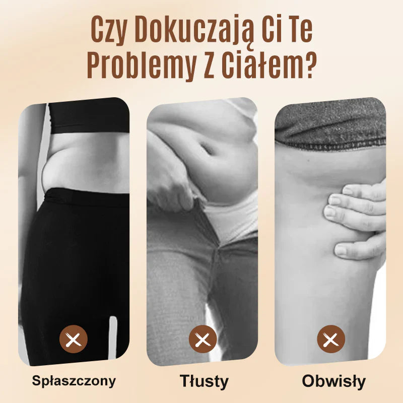 Damski Bezszwowy Zestaw Majtek Kształtujących O Wysokiej Talii
