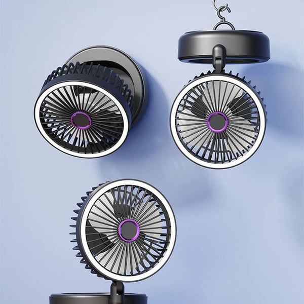 🔥Hot Sale🔥 4-in-1 Portable Folding Fan with Light