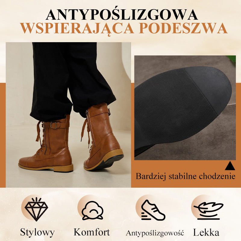 👠Pożegnaj się z bólem stóp! Profesjonalne wsparcie ortopedyczne｜Wszechstronne damskie buty skórzane na jesień i zimę