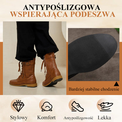 👠Pożegnaj się z bólem stóp! Profesjonalne wsparcie ortopedyczne｜Wszechstronne damskie buty skórzane na jesień i zimę