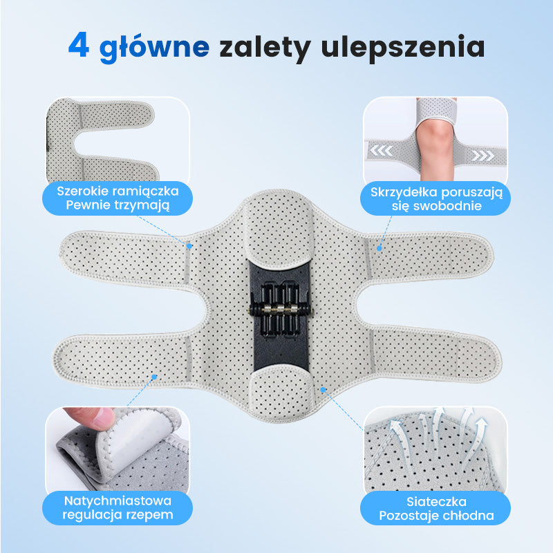 🦵Regulowane ochraniacze kolan 【 Podwójne ochraniacze kolan!】