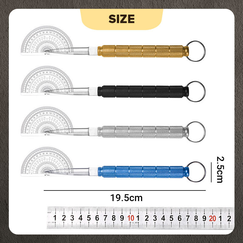 💥Profesionalna raven 🔥Odstranljiv prenosni žepni nož z obeskom za ključe