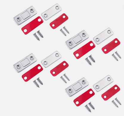 🎁Vključeno: 📿Brezplačna ogrlica z vrtnicami【🔥1 komplet/4 kosi】Močni magnetni, ultra tanki, nevidni priseski za vrata