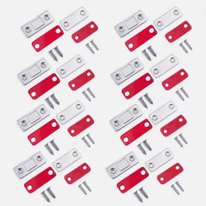 🎁Vključeno: 📿Brezplačna ogrlica z vrtnicami【🔥1 komplet/4 kosi】Močni magnetni, ultra tanki, nevidni priseski za vrata