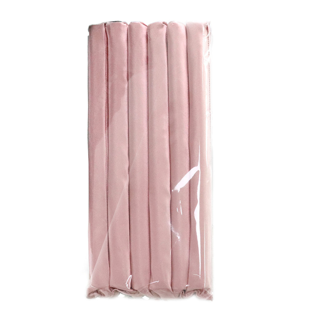 Kitsch Rosewood Satin Heatless Curling Rods - Miękkie i delikatne lokówki do włosów (6 szt.)