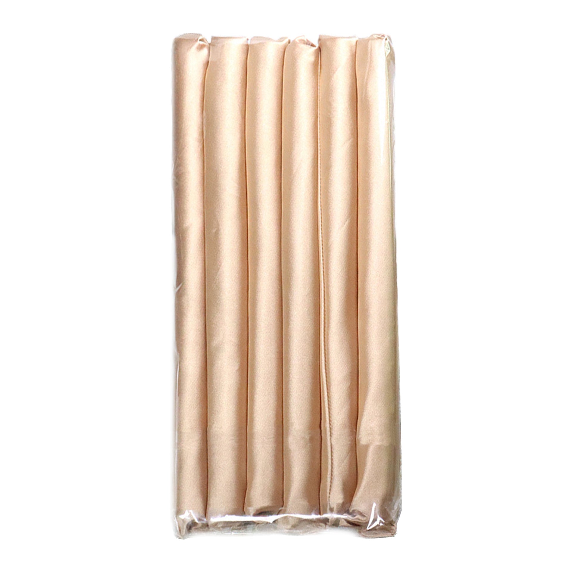 Kitsch Rosewood Satin Heatless Curling Rods - Miękkie i delikatne lokówki do włosów (6 szt.)