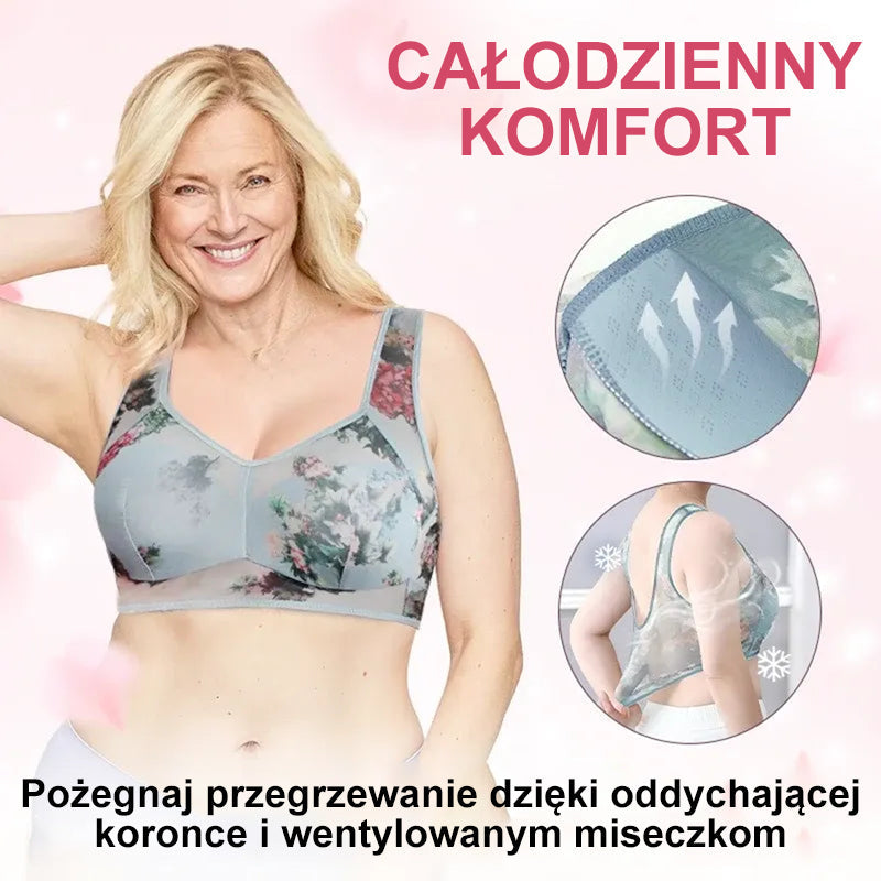Jedyny w swoim rodzaju koronkowy biustonosz bez guzików【✨3+2 bezpłatny】