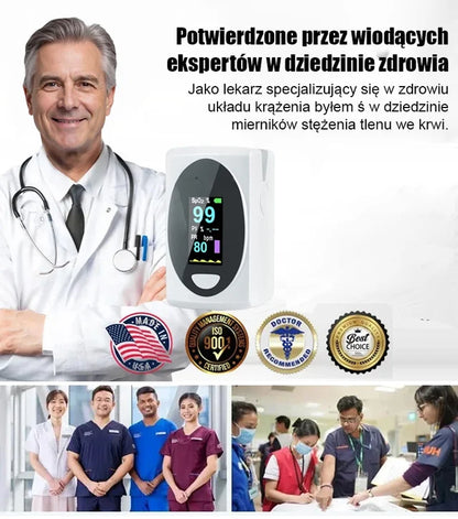 ❄️🔥Napredni pulzni oksimeter odstotno natančnostjo