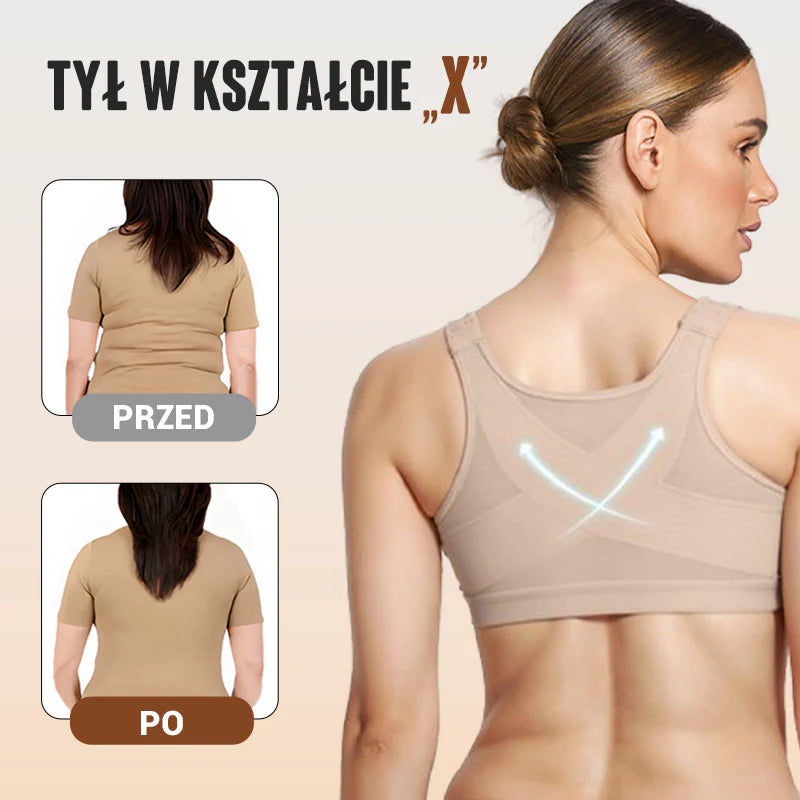 🔥🔥Biustonosz Bezprzewodowy z Zapięciem z Przodu dla Kobiet【✨1+1 Gratis】