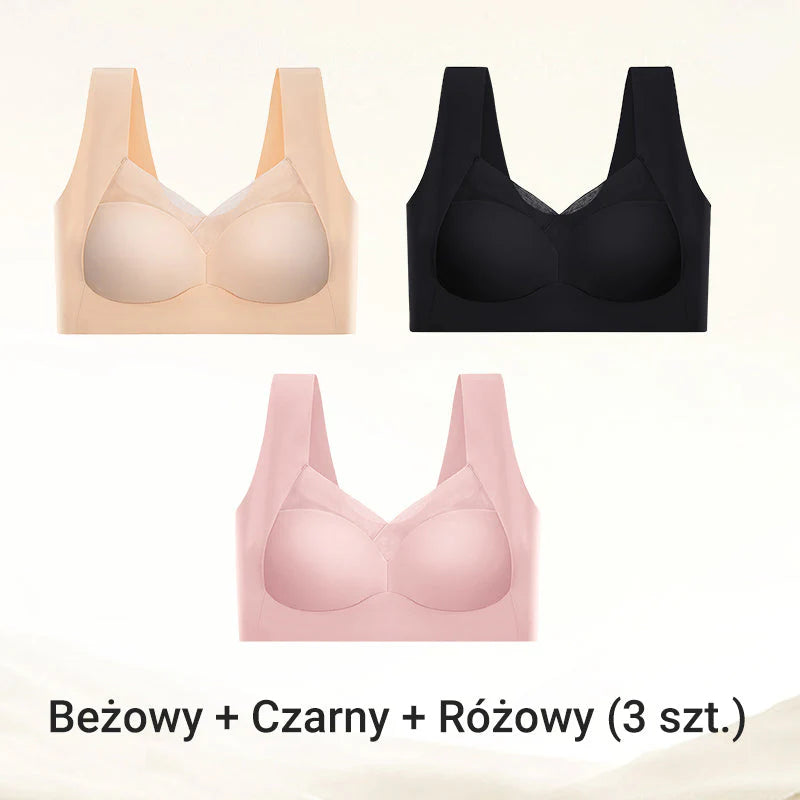 【✨Darmowy naszyjnik o wartości 99 zł】 Wysokiej jakości seksowny biustonosz zbierający【✨1+1 bezpłatny】
