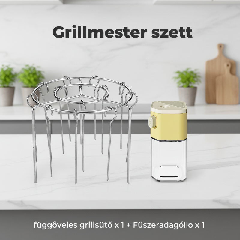 🥩Cvrtnik na vroč zrak Žar na žaru Vertikalni žar za kebab + brezplačne toplotno odporne rokavice🍤