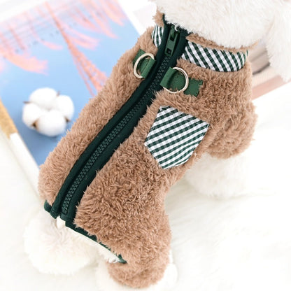 🐶Płaszcz ocieplający dla zwierząt z podwójnymi guzikami