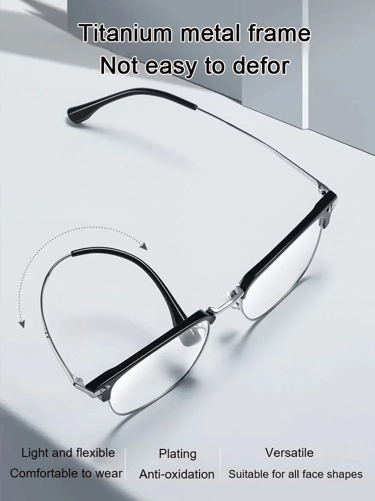 👓Ultralekkie, antyniebieskie okulary prezbiopowe