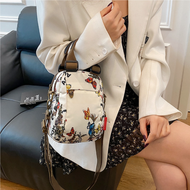 💥 Wielowarstwowa torba na ramię z nadrukiem 💕 Moda damska