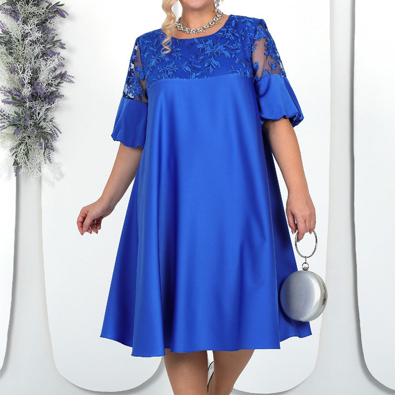 💖Elegancka damska koronkowa sukienka o linii A