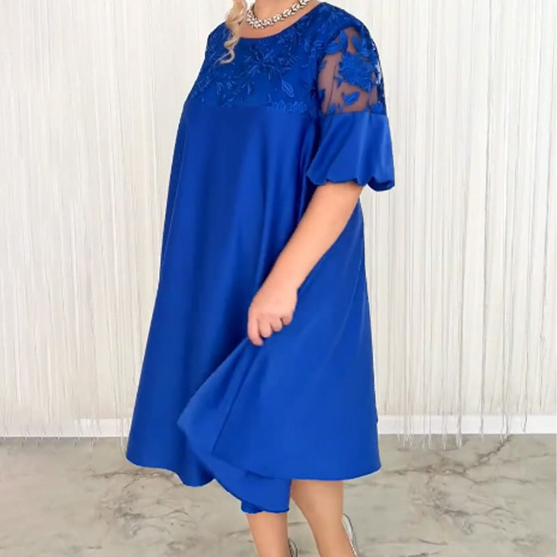 💖Elegancka damska koronkowa sukienka o linii A