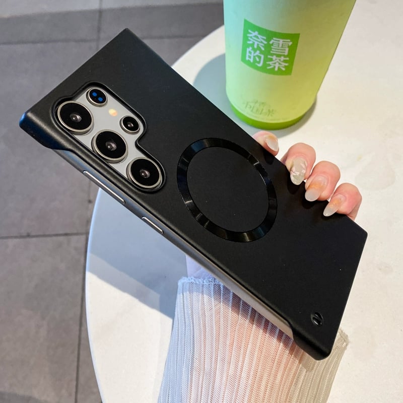 Seria Galaxy S25/S24/S23/S22  Bezel-less Magnetyczna ochrona przed upadkiem Przyjazne dla skóry etui