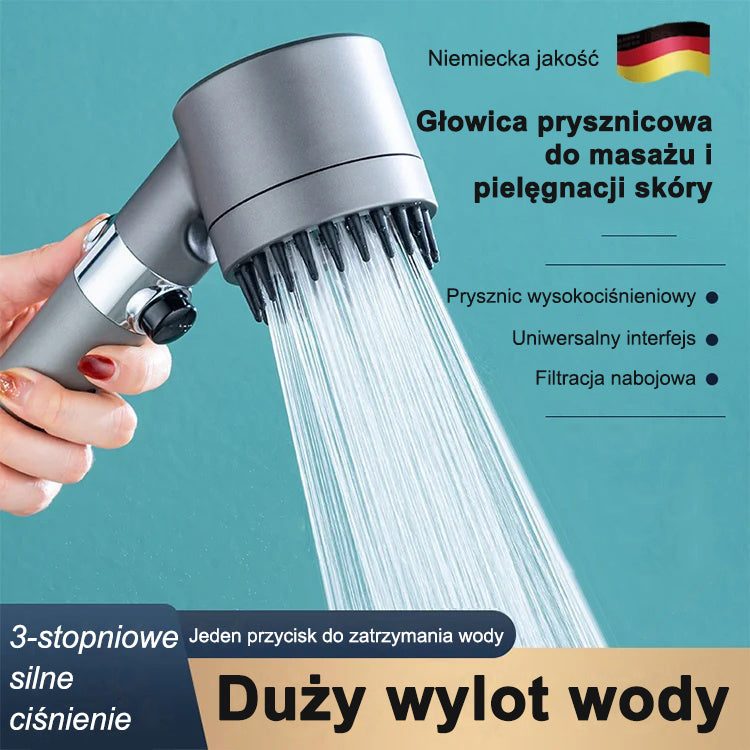 🚿Głowica prysznicowa z masażem【3 tryby wody】