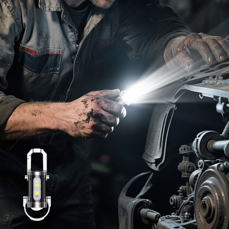 Prenosna, polnilna, svetla svetilka za ključe