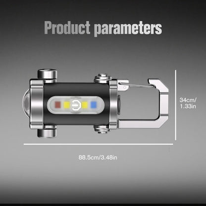 Prenosna, polnilna, svetla svetilka za ključe