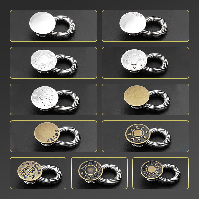 🏆Sprężynowy metalowy guzik do przedłużania paska w dżinsach🔩👖