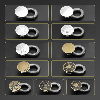 🏆Sprężynowy metalowy guzik do przedłużania paska w dżinsach🔩👖