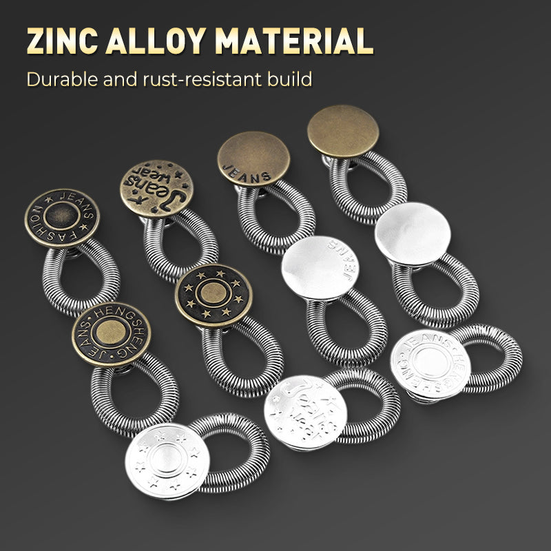 🏆Sprężynowy metalowy guzik do przedłużania paska w dżinsach🔩👖