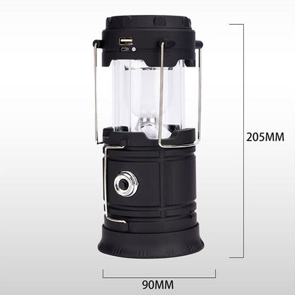 ⛺️Rozkładana lampa kempingowa zasilana energią słoneczną