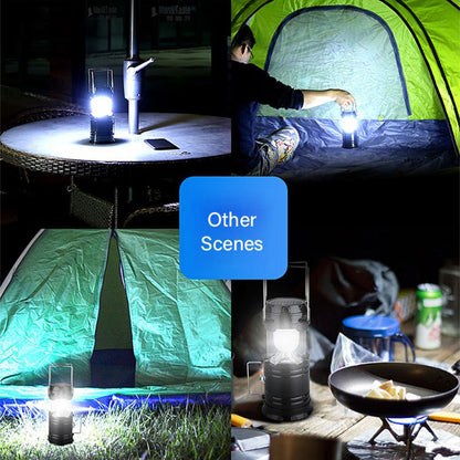 ⛺️Rozkładana lampa kempingowa zasilana energią słoneczną