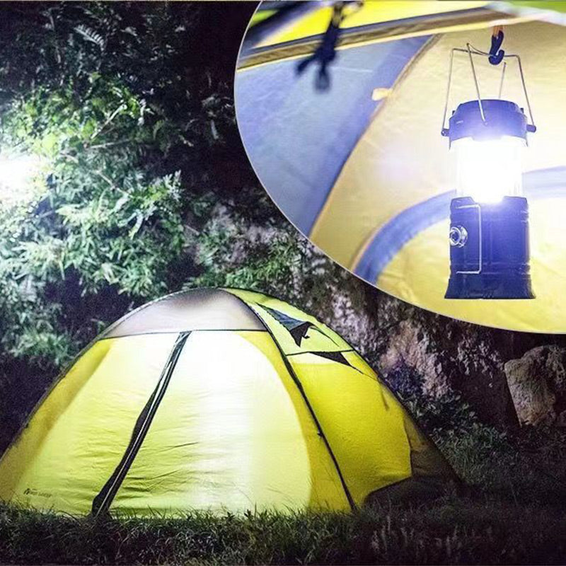 ⛺️Rozkładana lampa kempingowa zasilana energią słoneczną