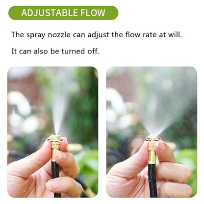 🌱360° ukrivljen avtomatski vrtni namakalni sistem